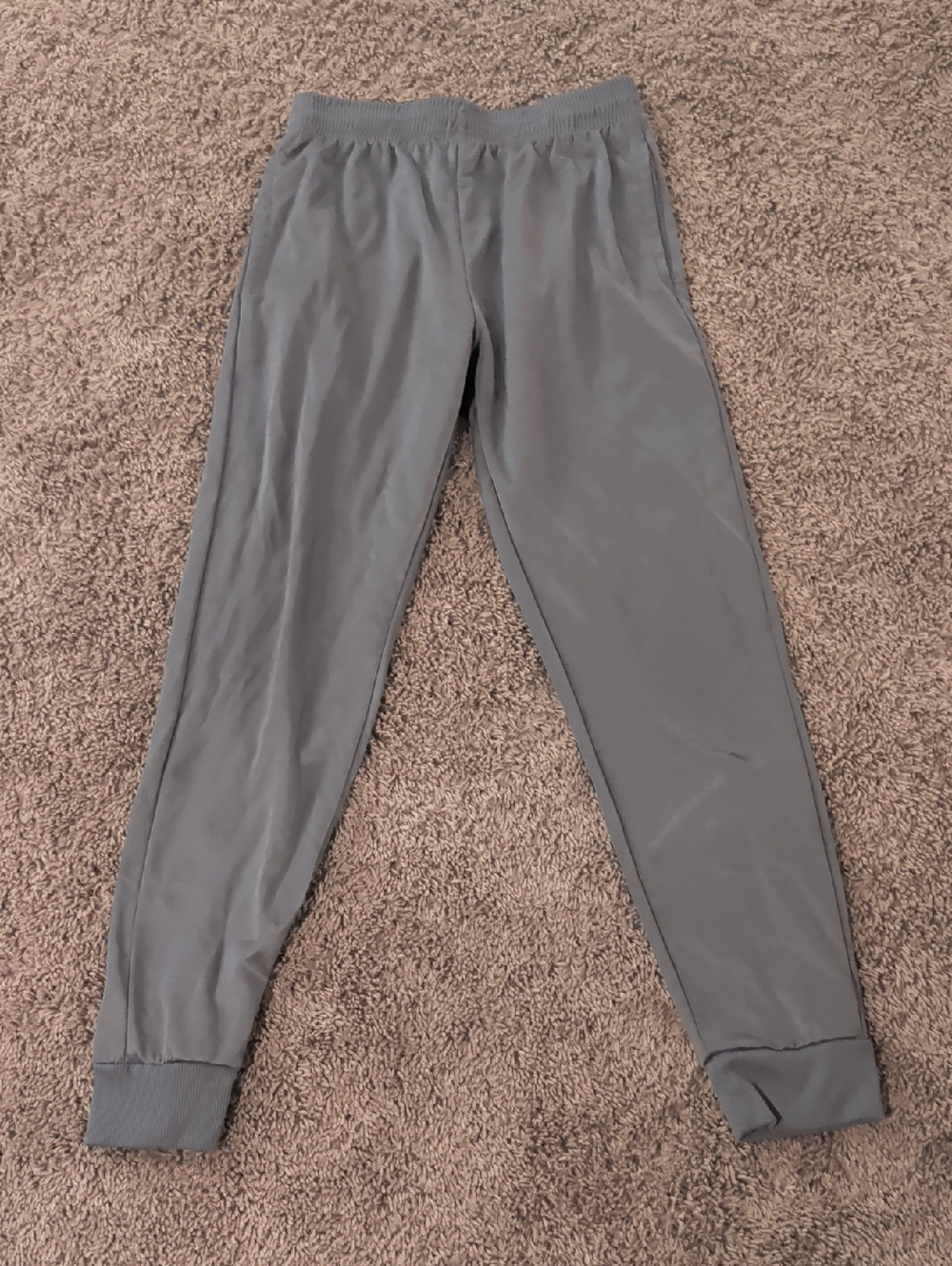 Essentials Dark Gray Sweatpants with Elastic Waistband